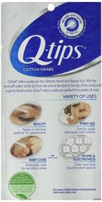 img 1 attached to 👂 375 Count Q-tips Swabs - Pack of 2 (750 Total Swabs) - Size 375 CT - As Shown