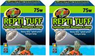 🔦 zoo med repti tuff splashproof halogen lamps 75 watts - value pack логотип