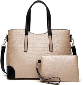 img 1 attached to YNIQUE Satchel Handbags Shoulder Wallets Women's Handbags & Wallets in Totes