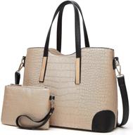 ynique satchel handbags shoulder wallets women's handbags & wallets in totes logo