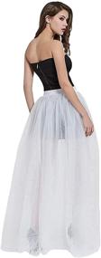 img 1 attached to LVOW Women4 Layers Overlay Wedding Women's Clothing in Skirts
