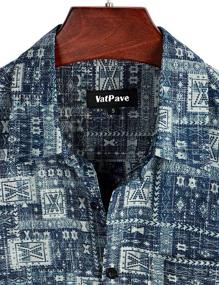 img 2 attached to VATPAVE Aloha Shirts Pocket Casual
