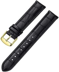 img 4 attached to 🐊 Genuine Leather Alligator Padded Women's Watch by IStrap