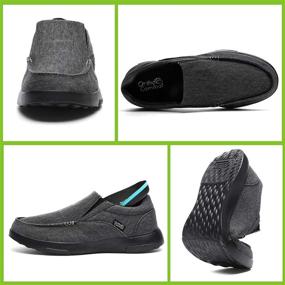 img 3 attached to 👞 Comfortable Loafers with Arch Support: Canvas ZGBXOF02 W3 11 Men's Shoes & Slip-Ons for Cushioned Relief