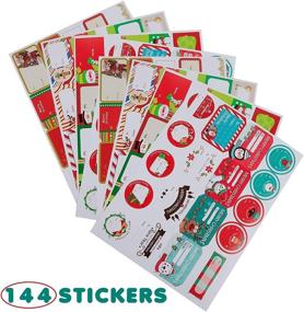 img 3 attached to Christmas Adhesive Wrapping Stickers Decorative