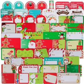 img 4 attached to Christmas Adhesive Wrapping Stickers Decorative