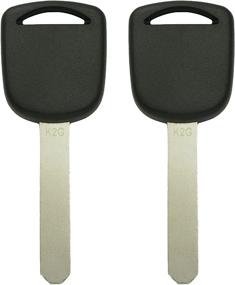 img 4 attached to 2 Пакет Keyless2Go Новый необработанный транспондерный чип замена ключа запуска автомобиля для HO01