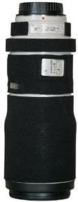 img 1 attached to LensCoat Lens Cover For Canon 300IS F/4 Neoprene Camera Lens Protection Sleeve (Black) Lenscoat