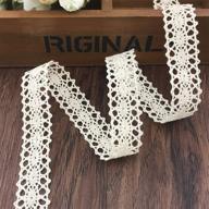 🎀 tobeit beige cotton lace trim ribbon - 28.5 yard diy craft ribbon & wedding decoration logo