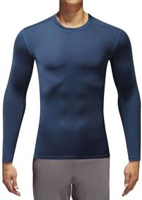 img 1 attached to Xtextile Compression Baselayer Sleeves XX Large: Enhanced Men's Clothing for Active Performance