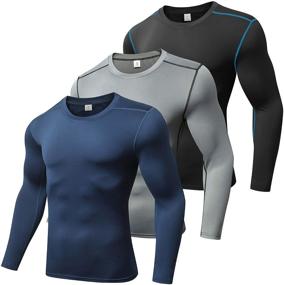 img 4 attached to Xtextile Compression Baselayer Sleeves XX Large: Enhanced Men's Clothing for Active Performance