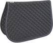 dover saddlery quilted all purpose charcoal logo