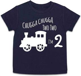 img 1 attached to 🎉 Oliver and Olivia Apparel Train 2nd Birthday Shirt: Celebrating Two Years Old!