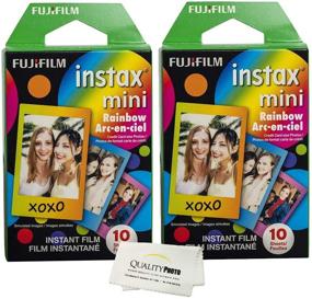 img 3 attached to 🌈 Fujifilm Mini 8 & Mini 9 Instant Film 2-Pack (20 Sheets) Value Set - Rainbow: Ideal for Fujifilm Mini 8 & Mini 9 Cameras