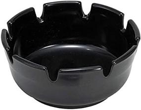 img 1 attached to 🔲 Pack of Black Melamine Ash Trays