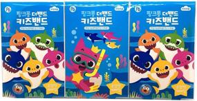 img 1 attached to 🦈 Pinkfong Baby Shark Kids Band-Aid - 16 ea 3 Pack: Fun & Adorable Protection for Kids