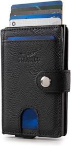 img 4 attached to 👔 Claasico Bifold Wallet: Compact Credit Men's Accessories for Effortless Style