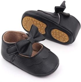 img 1 attached to 👧 Csfry Infant Baby Girl Mary Jane Flats Toddler Shoes: The Perfect Summer Footwear!