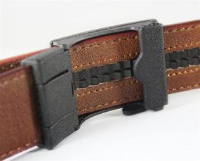 img 3 attached to Optimized Classic Leather Ratchet Click Men's Accessories and Belts