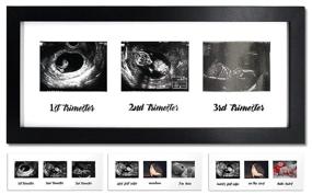 img 4 attached to IHEIPYE Triple Sonogram Pregnancy Frame
