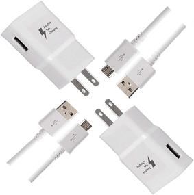 img 4 attached to 🔌 TT&amp;C Galaxy S7 Adaptive Fast Wall Charger Adapter with Micro-USB Cable【5ft】 - Compatible with Samsung Galaxy S7, S7 Edge, S6, S6 Edge, S5, S4, Note 5, 4, LG G2, G3, G4 (2 Pack)