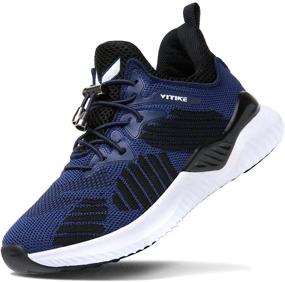 img 4 attached to Lightweight Wrestling Sneakers for Girls - WETIKE Athletic Running Shoes