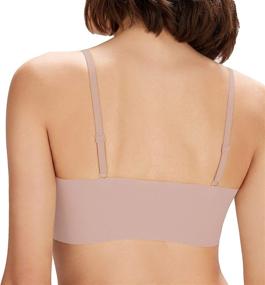 img 3 attached to 👙 Ubras Women's One-Size Seamless Vest Bra with Adjustable Spaghetti Straps - Camisole Style