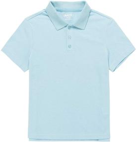 img 4 attached to 👚 Stylish UNACOO Girls School Uniforms: Sleeve Girls' Tops, Tees & Blouses