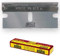 🪒 ivy classic 11182 single-edge razor blades - premium quality usa blades, 100 pack logo