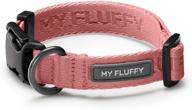 🐶 durable & stylish: my fluffy premium adjustable dog collar for small to medium dogs logo