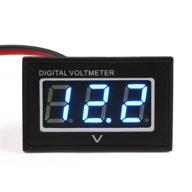 drok waterproof digital voltmeter voltage logo