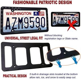 img 2 attached to Aootf Patriotic Rustproof Automotive Accessories