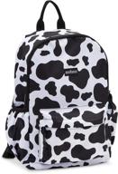 mini print backpack women girls logo