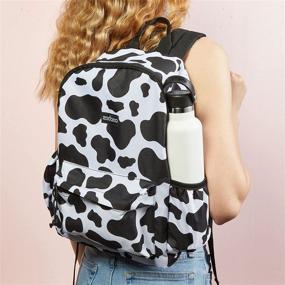 img 3 attached to Mini Print Backpack Women Girls