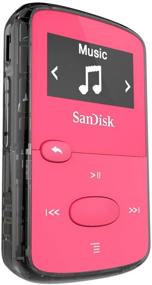 img 1 attached to 🎧 SanDisk 8GB Clip Jam MP3 Player, Pink: Enhanced with microSD card slot, FM Radio - SDMX26-008G-G46P