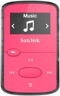 🎧 плеер sandisk 8 гб clip jam mp3, розовый: улучшенный с слотом для microsd-карты, fm-радио - sdmx26-008g-g46p логотип