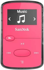 img 4 attached to 🎧 SanDisk 8GB Clip Jam MP3 Player, Pink: Enhanced with microSD card slot, FM Radio - SDMX26-008G-G46P