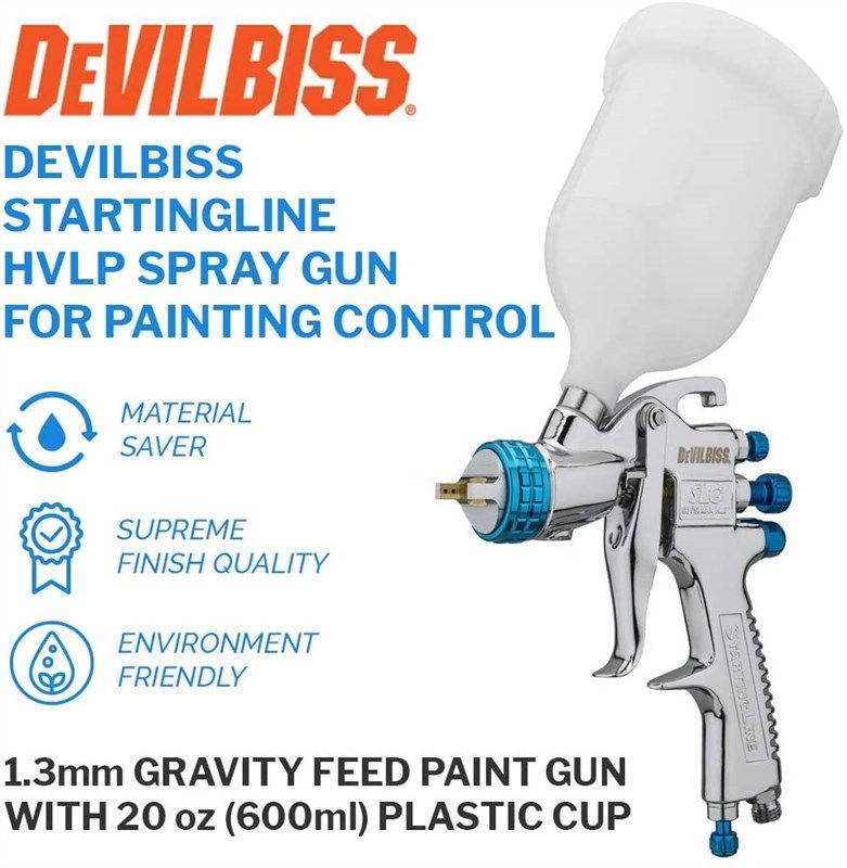 devilbiss startingline spray 1 3mm gravity logo