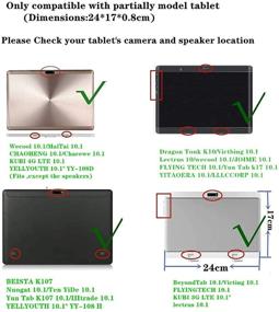 img 3 attached to PHEVOS Case For 10 Inch Dragon Touch K10 Tablet