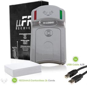 img 2 attached to 📚 D-Logic uFR Classic - RFID, NFC Reader Writer: 13.56MHz Smart Card Programmer for Windows, Linux, Mac OS X, Raspberry Pi, Beaglebone with Free SDK, 3 Cards, 2 Key Fobs Included