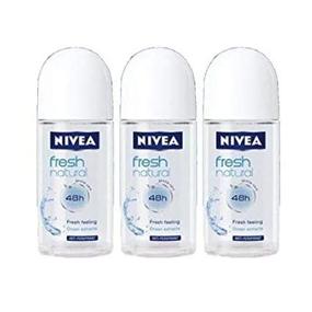 img 3 attached to 🌸 Nivea Fresh Natural 48 Hours Deodorant Roll On 50ml - Pack of 3