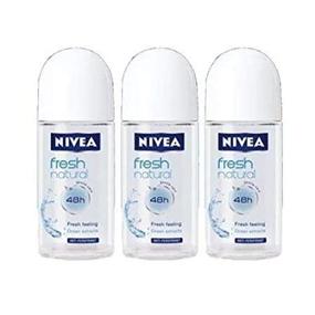 img 1 attached to 🌸 Nivea Fresh Natural 48 Hours Deodorant Roll On 50ml - Pack of 3