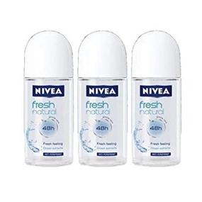 img 2 attached to 🌸 Nivea Fresh Natural 48 Hours Deodorant Roll On 50ml - Pack of 3