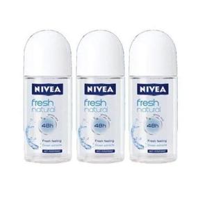 img 4 attached to 🌸 Nivea Fresh Natural 48 Hours Deodorant Roll On 50ml - Pack of 3