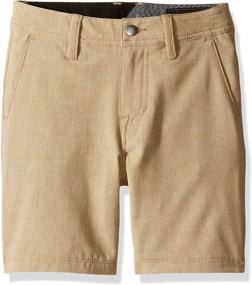 img 2 attached to 👖 Volcom Static Hybrid Short Black Boys' Clothing: Versatile Style and Comfort