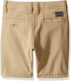 img 1 attached to 👖 Volcom Static Hybrid Short Black Boys' Clothing: Versatile Style and Comfort