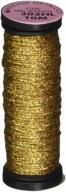 🌟 kreinik fine metallic braid #8: aztec gold high lustre logo