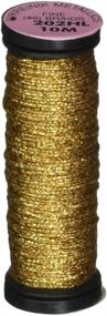 img 1 attached to 🌟 Kreinik Fine Metallic Braid #8: Aztec Gold High Lustre