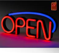 led neon open sign business logo