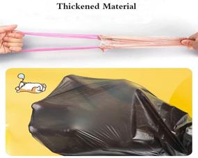 img 2 attached to 🗑️ Xiujanet 2-4 Gallon Trash Bags: Ultra Strong Drawstring Tall Kitchen Bags - 75 Count, 18in20” - Small Garbage bags for Office, Kitchen, Living Room, Bedroom - Green Blue Yellow Gray